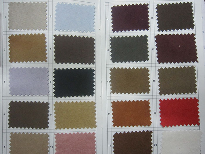 Suede suede with four sides